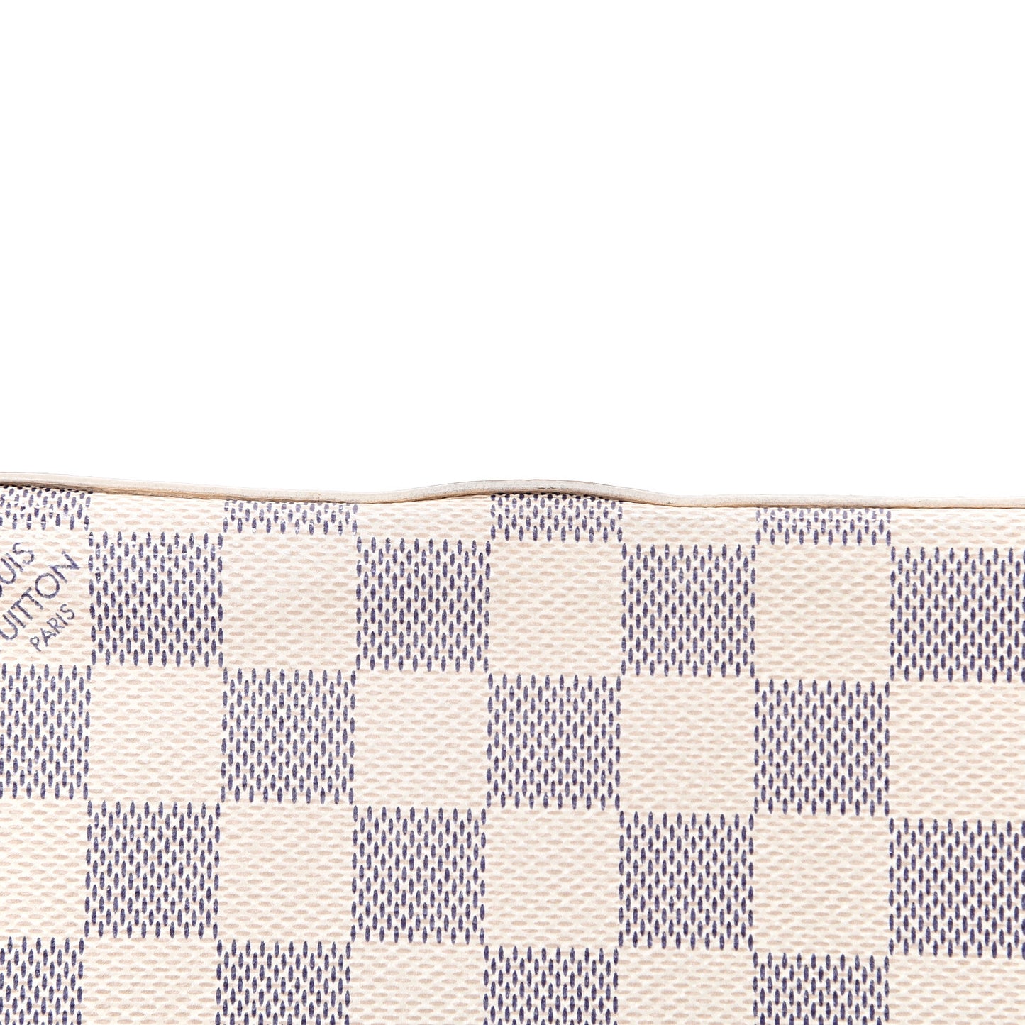Damier Azur Pochette Felicie Chain Wallet Rose Ballerine