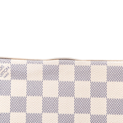 Louis Vuitton Damier Azur Pochette Felicie Chain Wallet Rose Ballerine 22 of 24