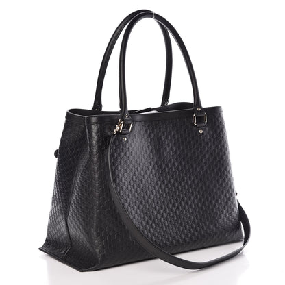 Gucci Soft Microguccissima Large Tote Black 4 of 12