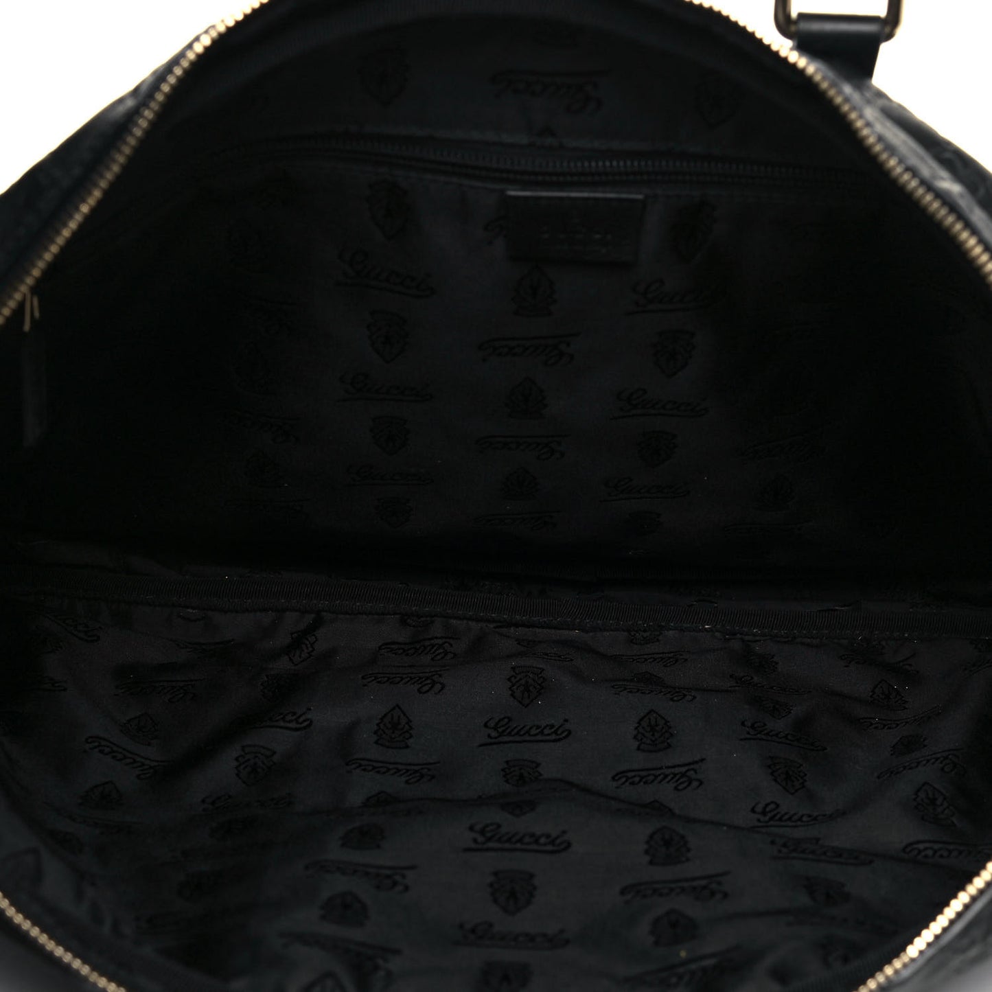 Guccissima Signature Briefcase Black