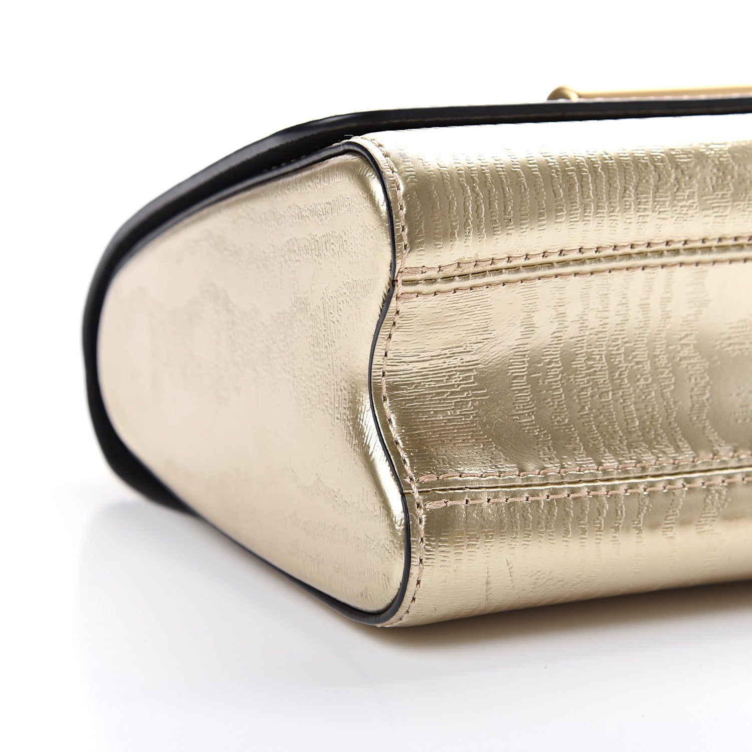 Louis Vuitton Calfskin Gravity Twist Shoulder Bag PM Gold 8 of 12