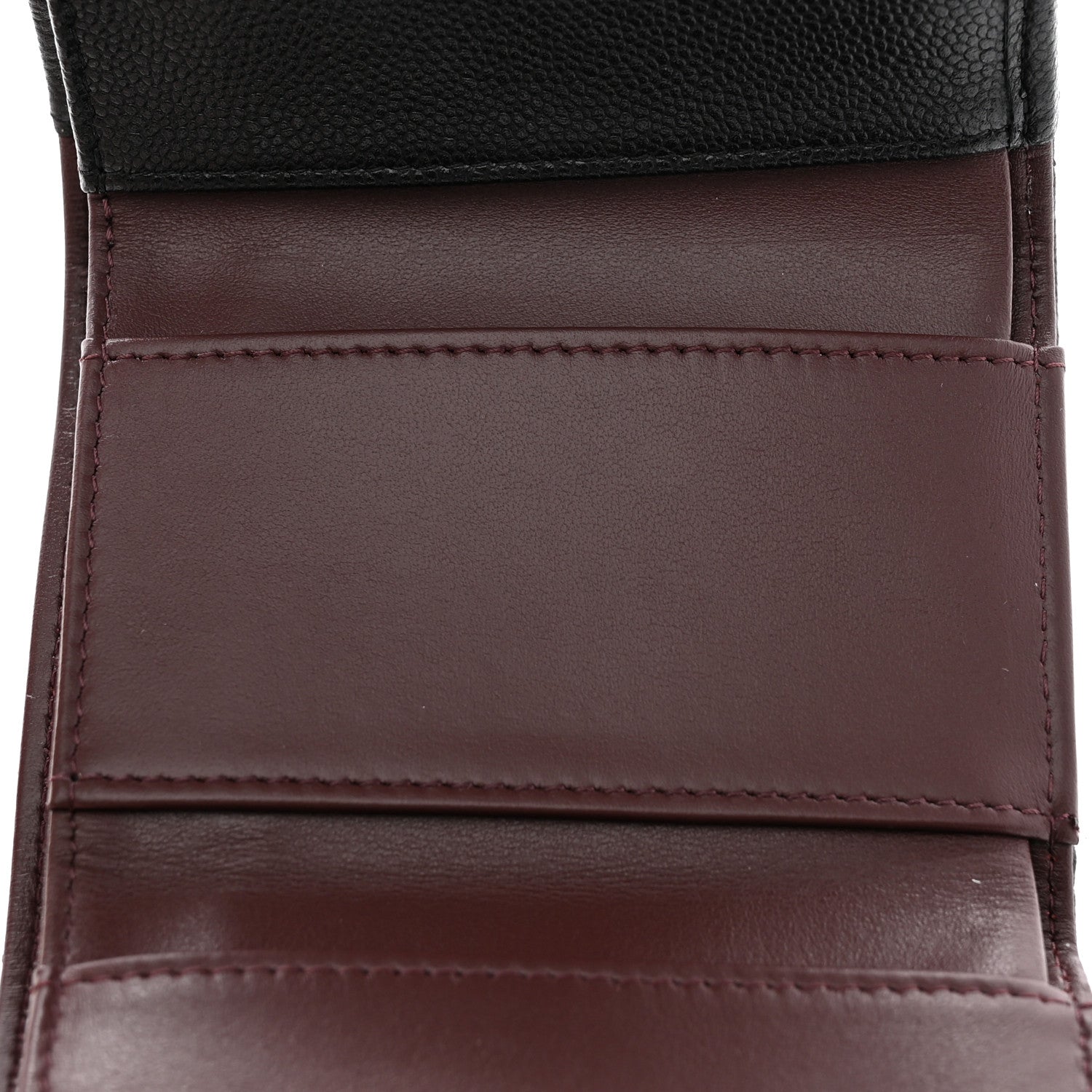 Chanel Caviar Quilted Double Flap Wallet Black 5 of 10