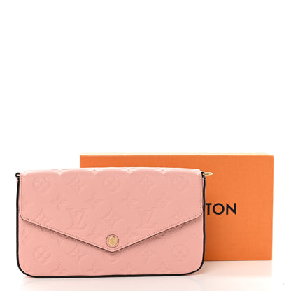 Louis Vuitton Empreinte Pochette Felicie Chain Wallet Rose Poudre 8 of 8