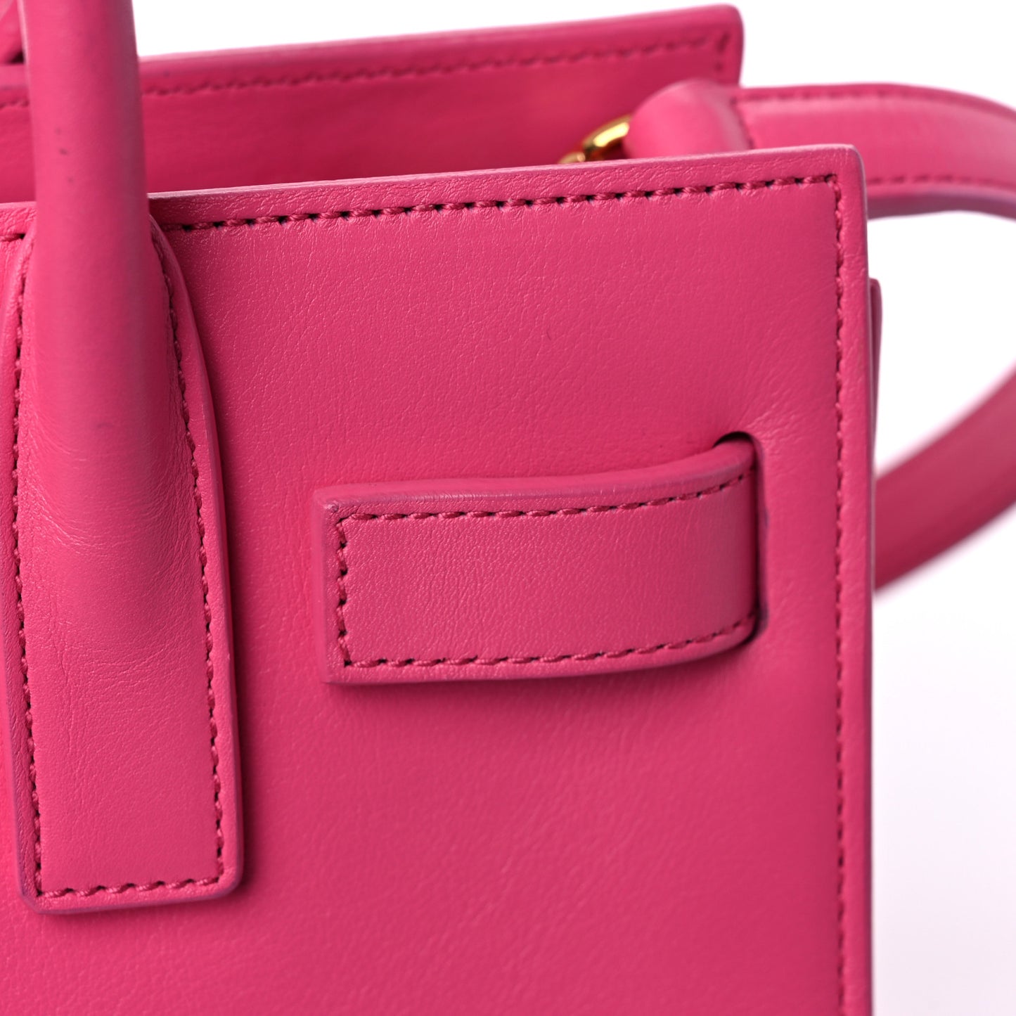 Calfskin Nano Sac De Jour Lipstick Fuchsia