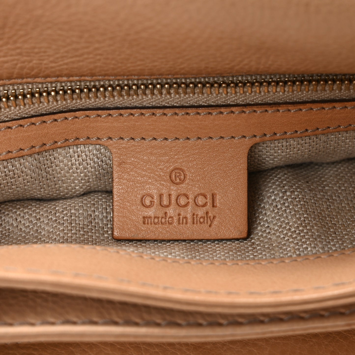 Monogram Medium Marrakech Flap Messenger Bag Beige Brown