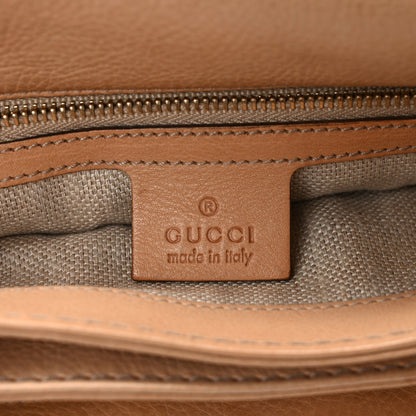 Gucci Monogram Medium Marrakech Flap Messenger Bag Beige Brown 6 of 12