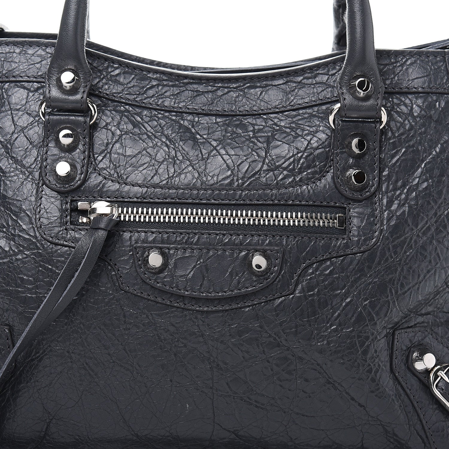 Balenciaga Agneau Classic Silver Hardware S City Gris Fossile 10 of 10