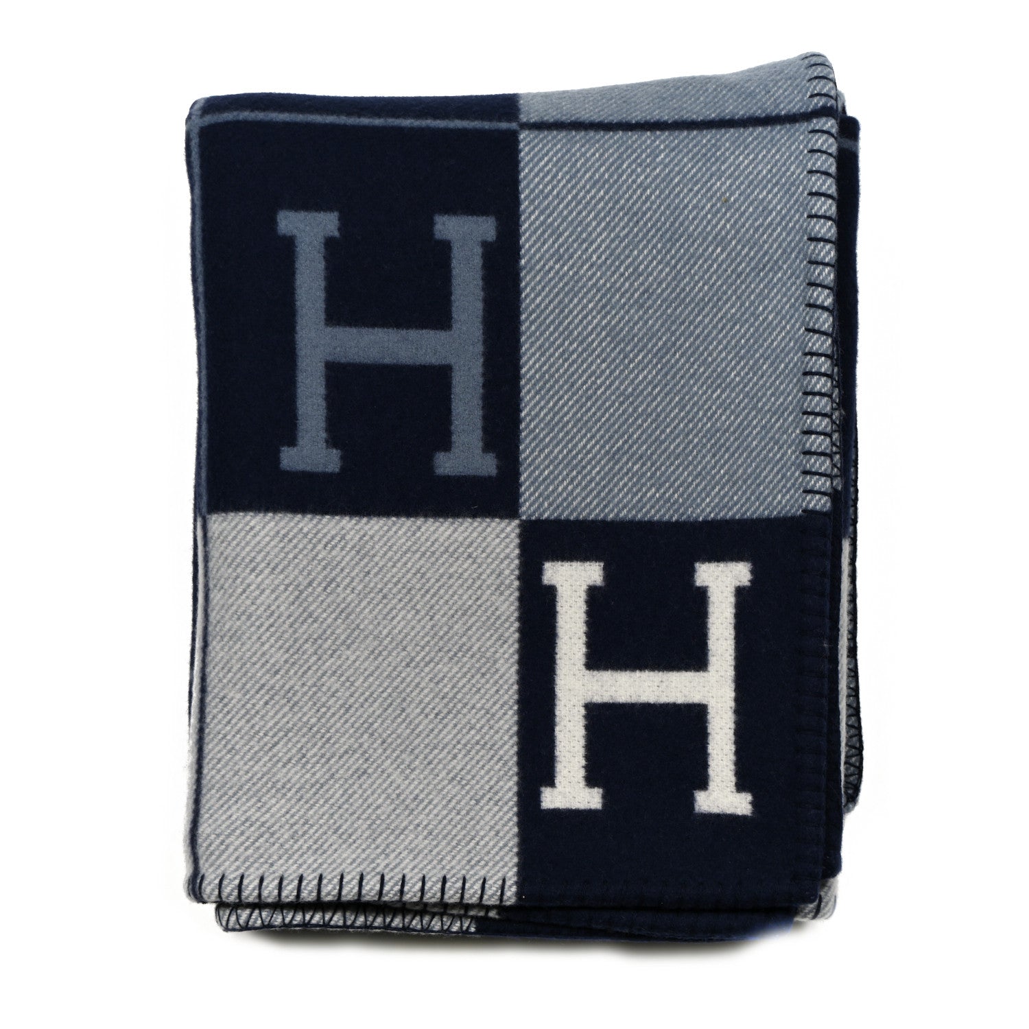 Hermes Wool Cashmere Avalon III Blanket Caban Ecru 1 of 3