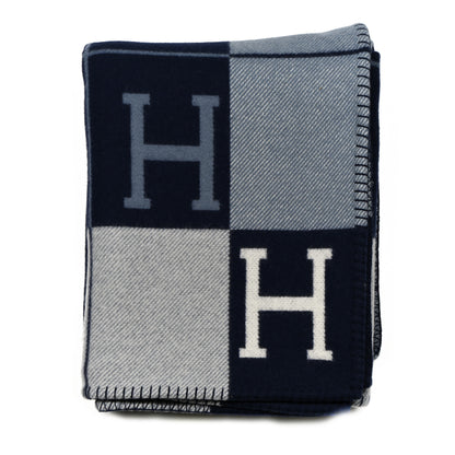 Hermes Wool Cashmere Avalon III Blanket Caban Ecru 1 of 3