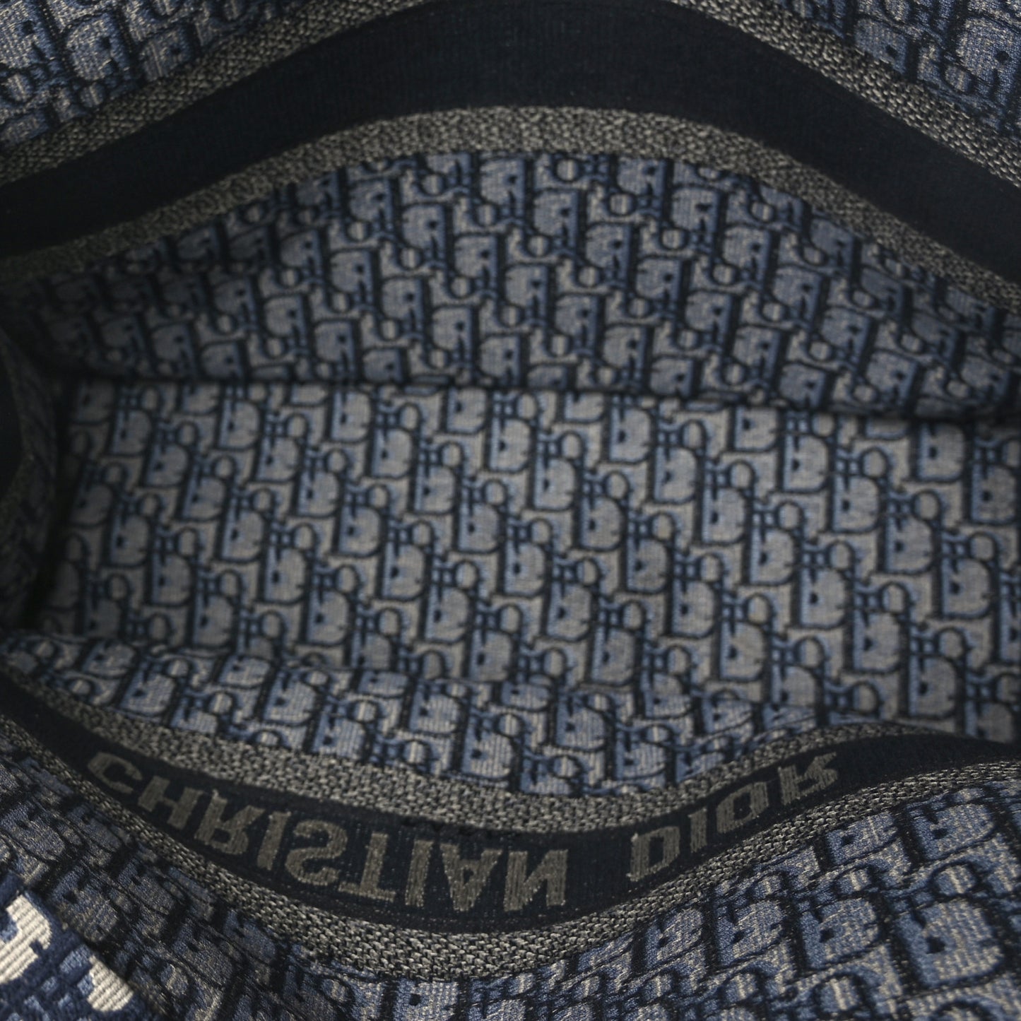 Oblique Large Book Tote Blue Multicolor