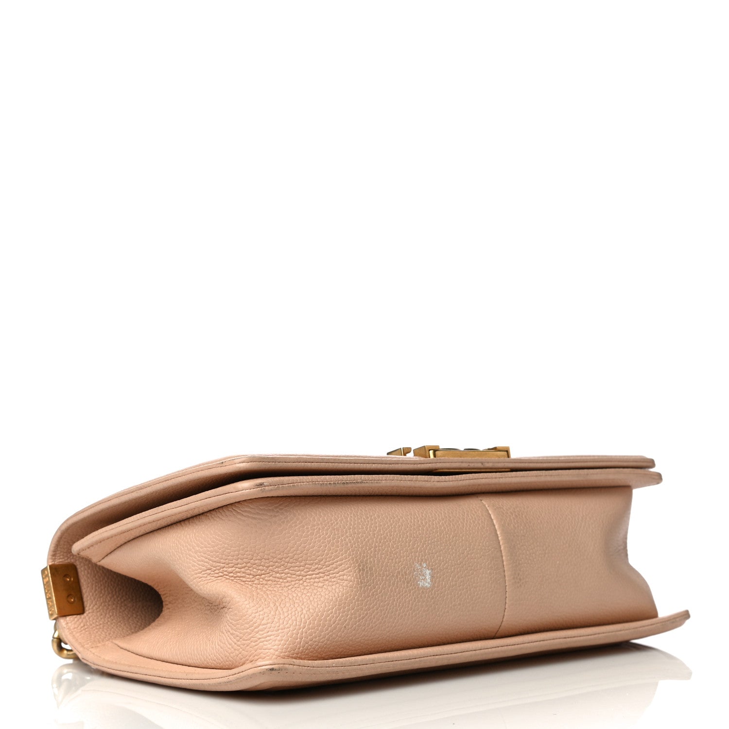 Chanel Caviar Quilted Medium Boy Flap Beige 4 of 27