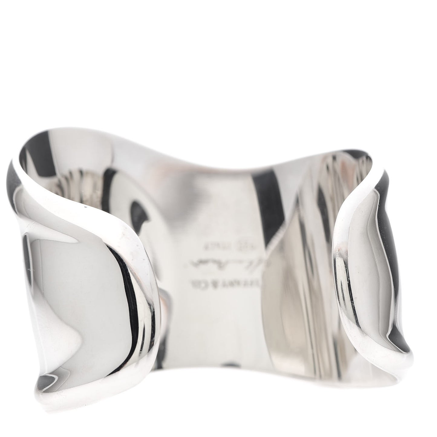 Sterling Silver Small Elsa Peretti Right Wrist Bone Cuff Bracelet