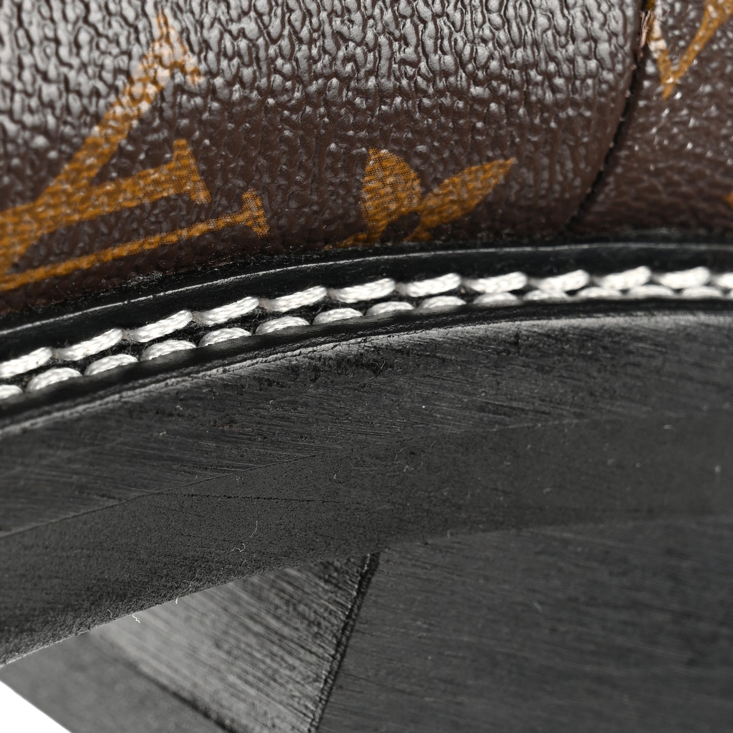 Patent Monogram LV Beaubourg Ankle Boots 36 Black