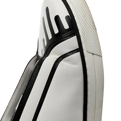 Fendi X JOSHUA VIDES Nappa Rockoclick Slip On Sneakers 37 Snow White Black 11 of 13
