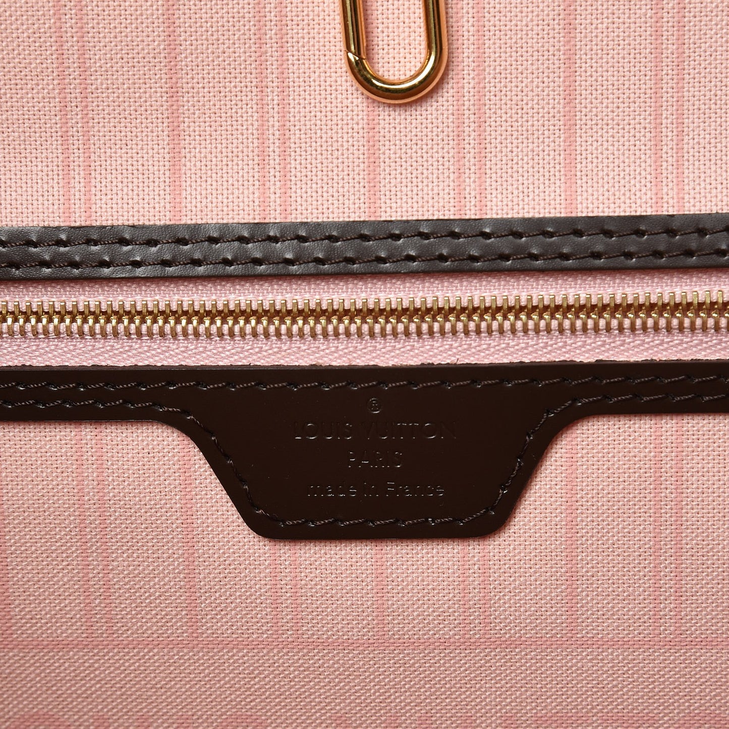 Damier Ebene Neo Neverfull MM Rose Ballerine