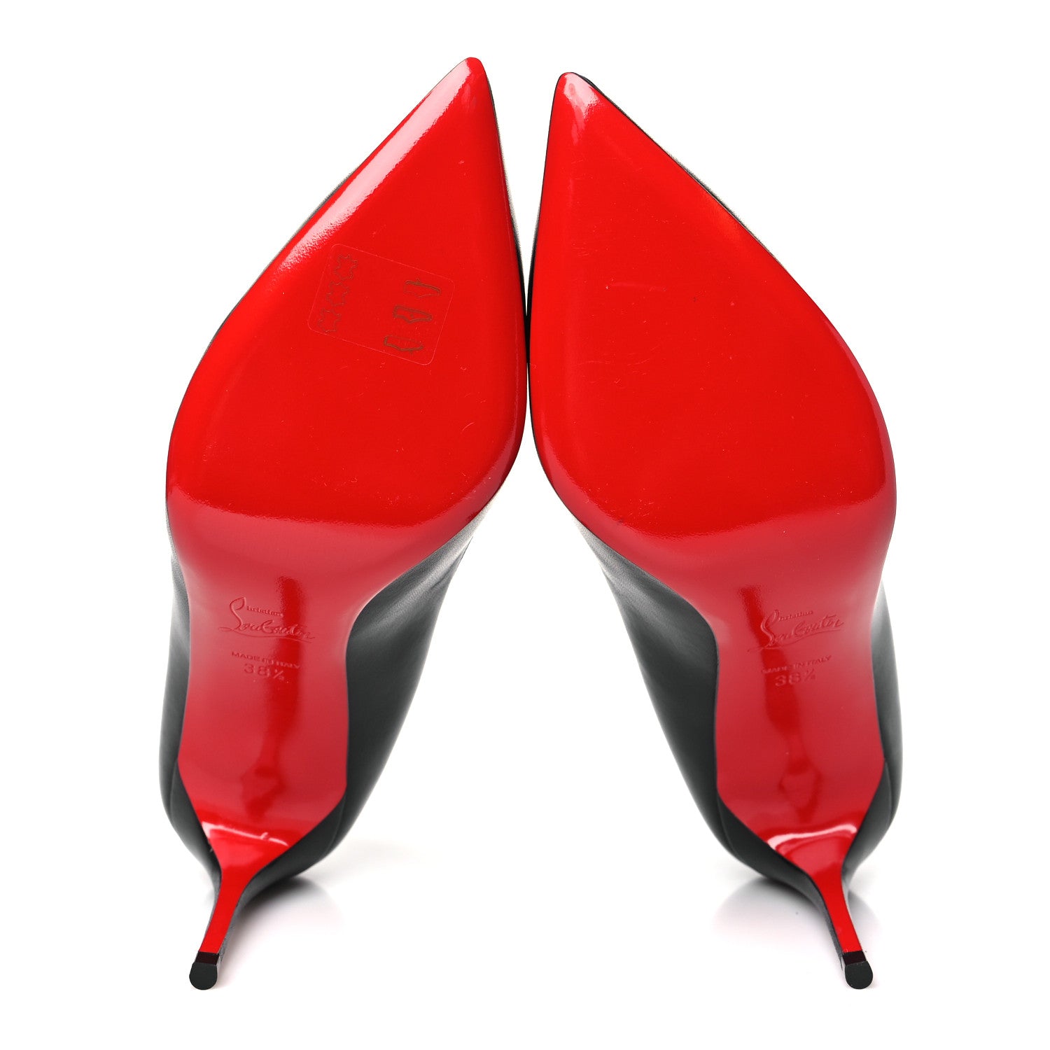 Christian Louboutin Shiny Nappa Pigalle Follies 85 Pumps 38.5 Black 5 of 8