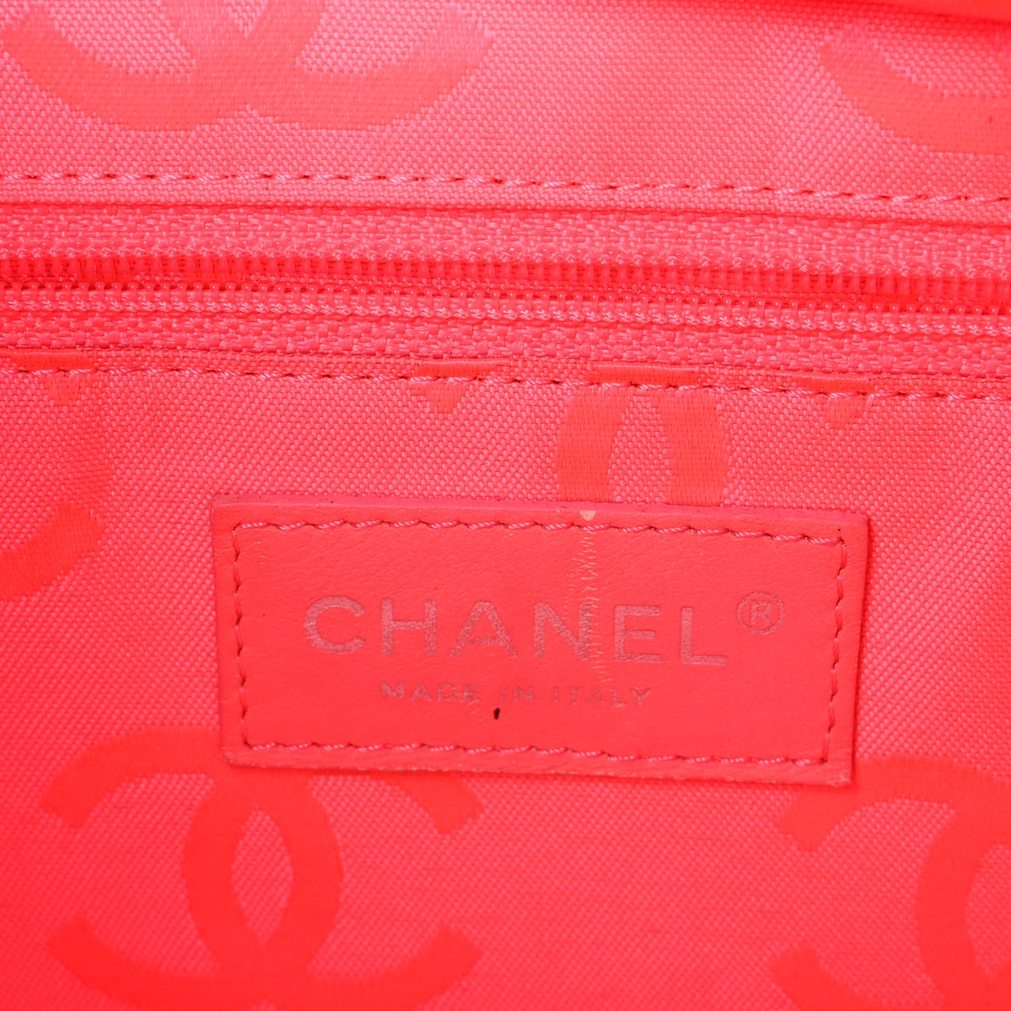 Calfskin Quilted Large Cambon Tote Black