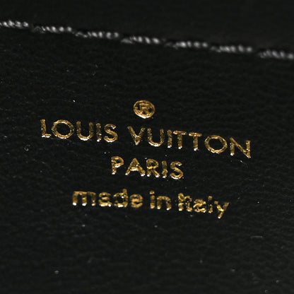 Louis Vuitton Lambskin Malletage Pico GO-14 White Black 6 of 9
