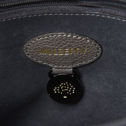 Mulberry Small Classic Grain Calfskin Medium Lily Flap Grey 5 of 11