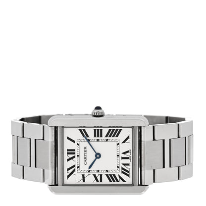 Cartier Stainless Steel 27mm Tank Solo Quartz Watch 2 of 4