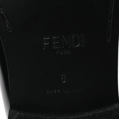 Fendi Vitello Mens O'Lock Loafers 8 Black 8 of 11