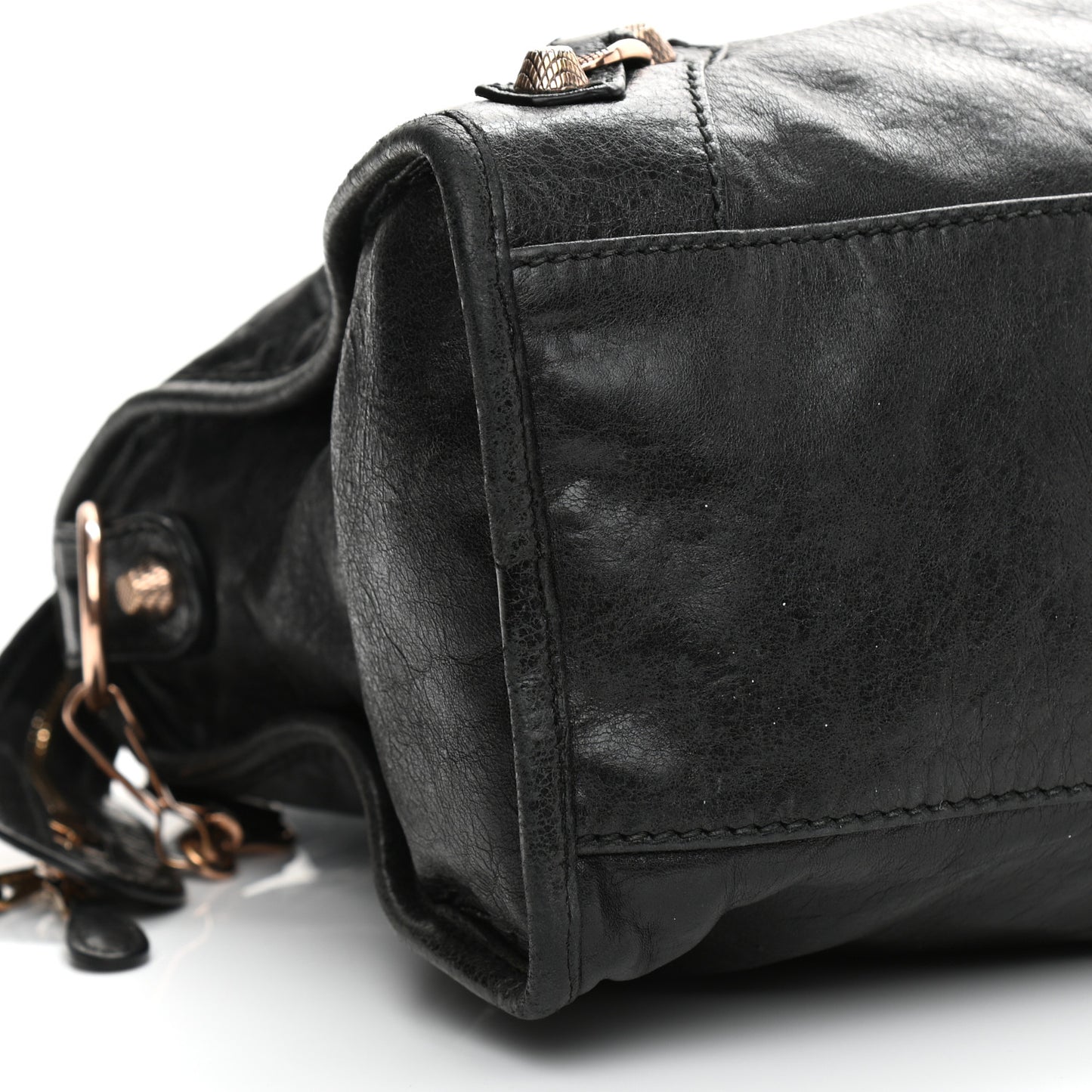 Agneau Giant 12 Gold Hardware City Black
