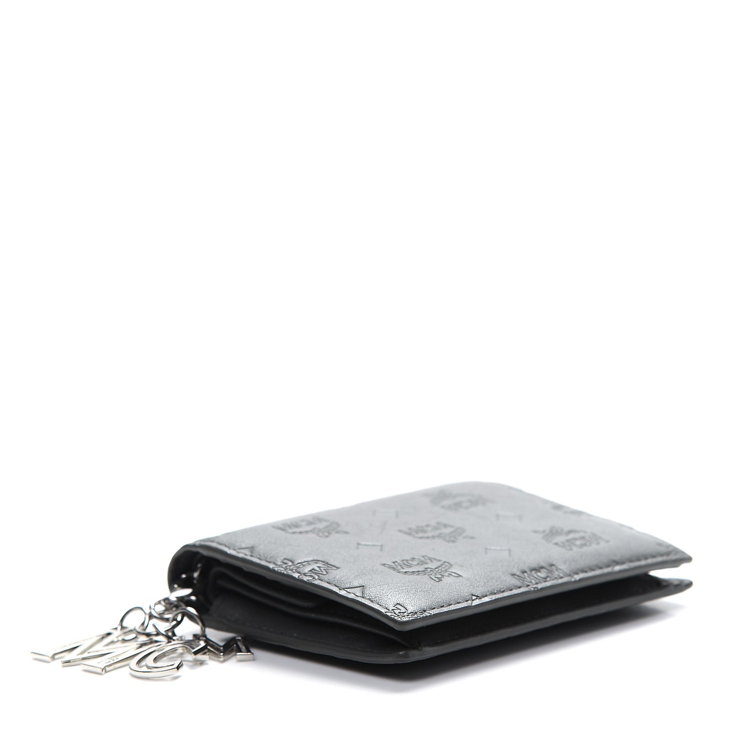 Calfskin Ottomar Monogram Bi-Fold Wallet Charcoal