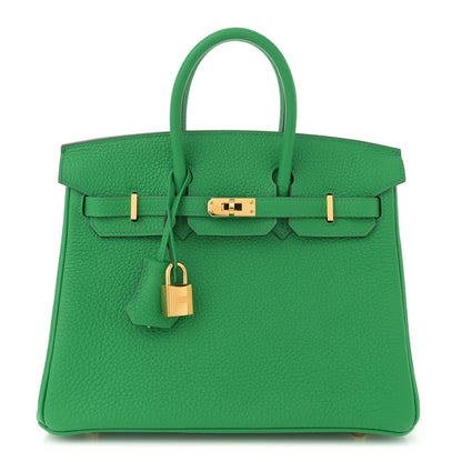 Hermes Togo Birkin 25 Bambou 1 of 12