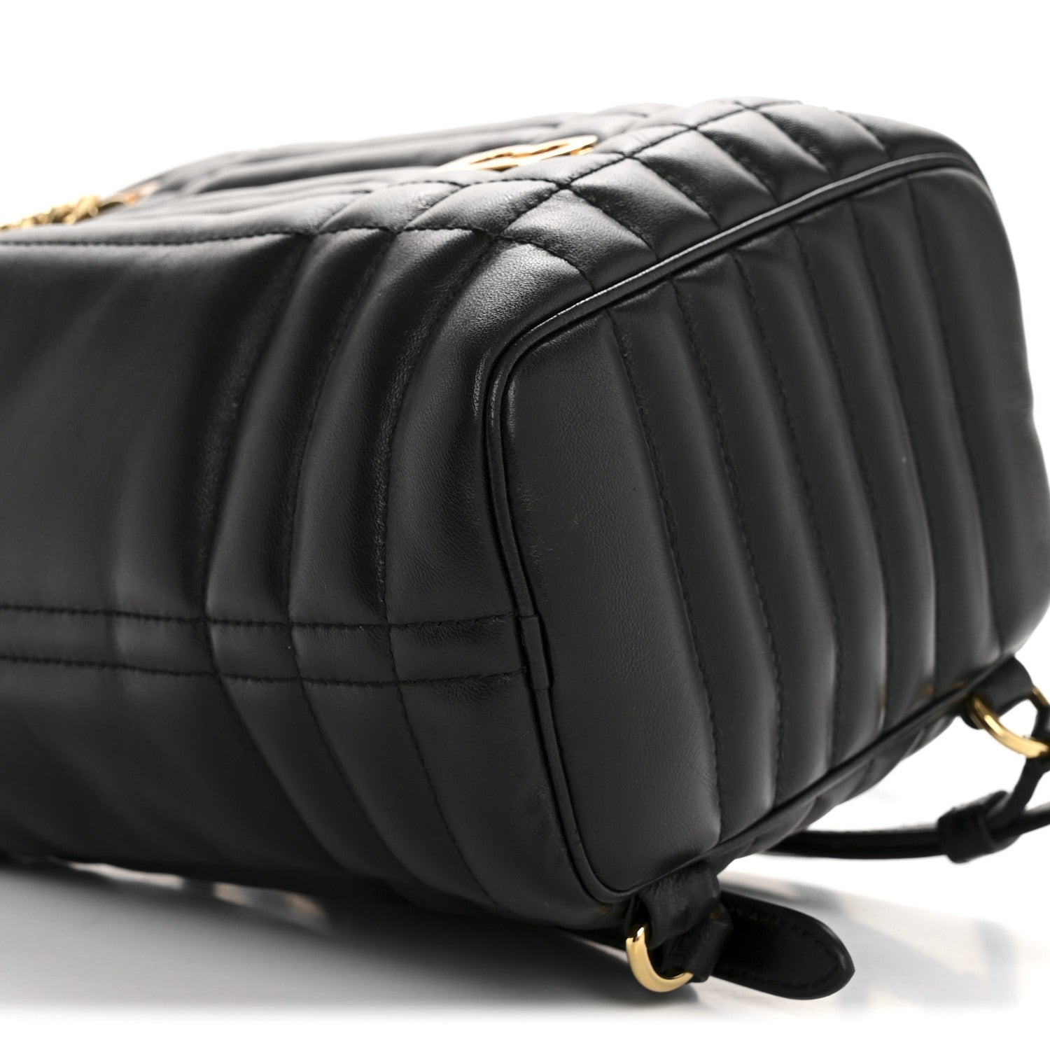 Burberry Lambskin Quilted Mini Lola Backpack Black 9 of 16