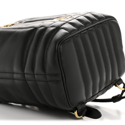 Burberry Lambskin Quilted Mini Lola Backpack Black 9 of 16