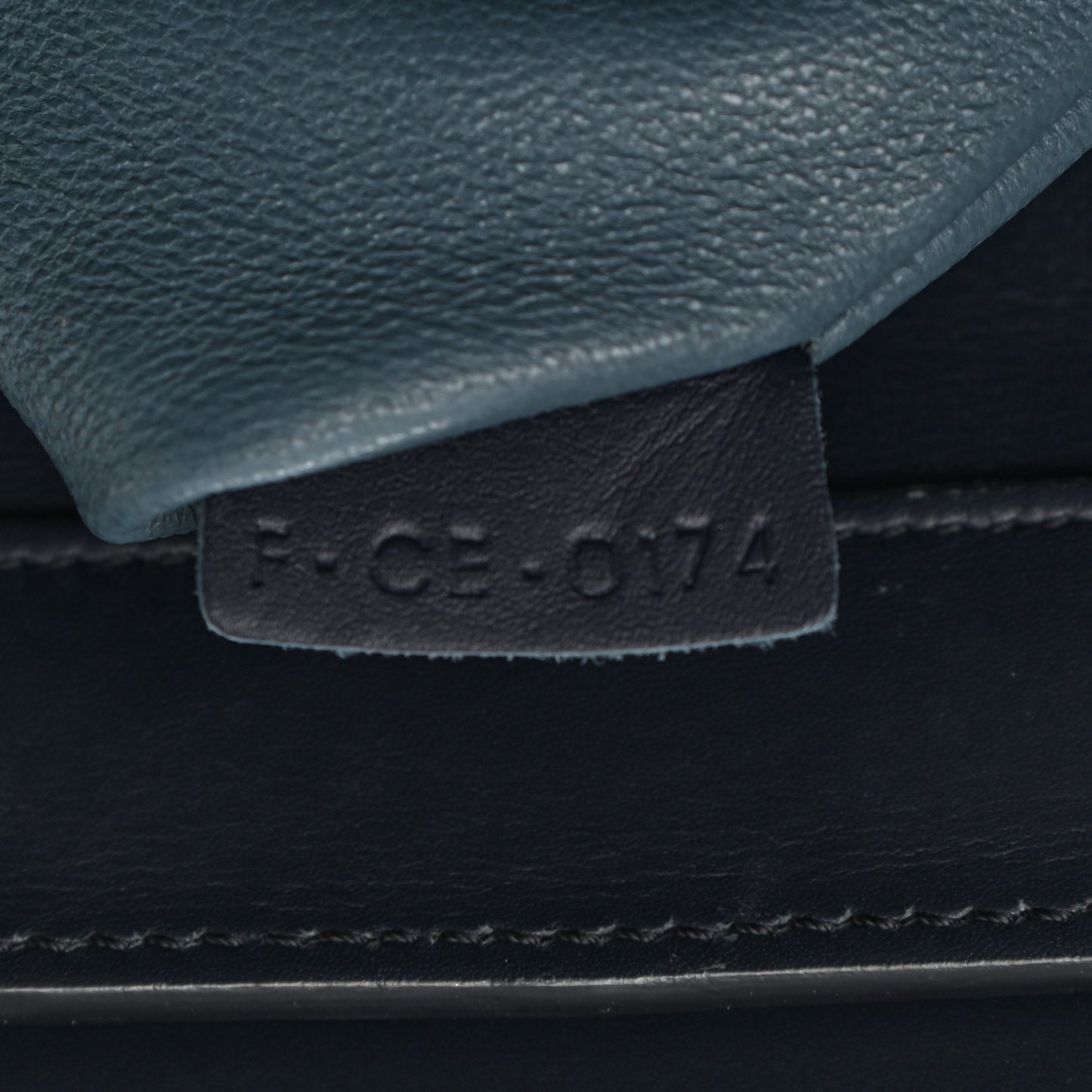Smooth Calfskin Micro Tri-Color Luggage Brick