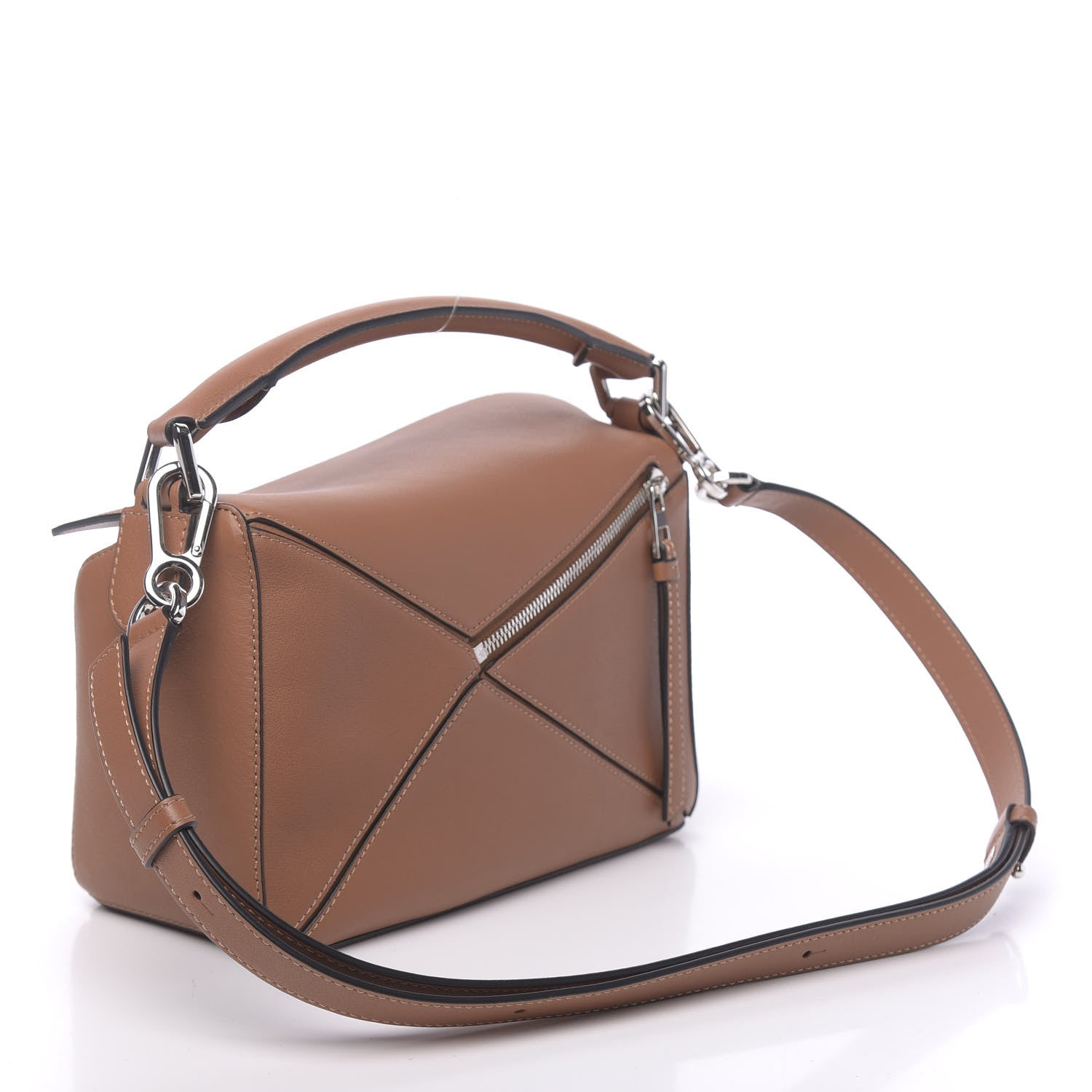 Loewe Calfskin Small Puzzle Bag Tan 3 of 9