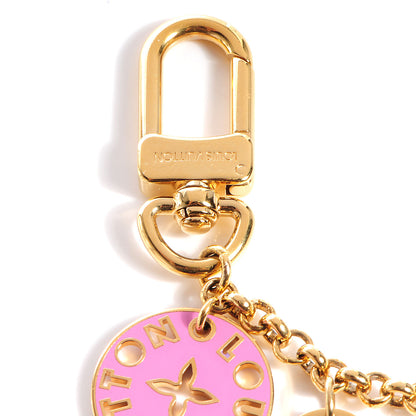 Louis Vuitton Monogram Multicolor Looping Chain Key Ring 4 of 6