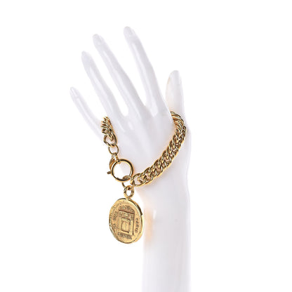 Chanel 31 Rue Cambon Paris Medallion Chain Bracelet Gold 2 of 4