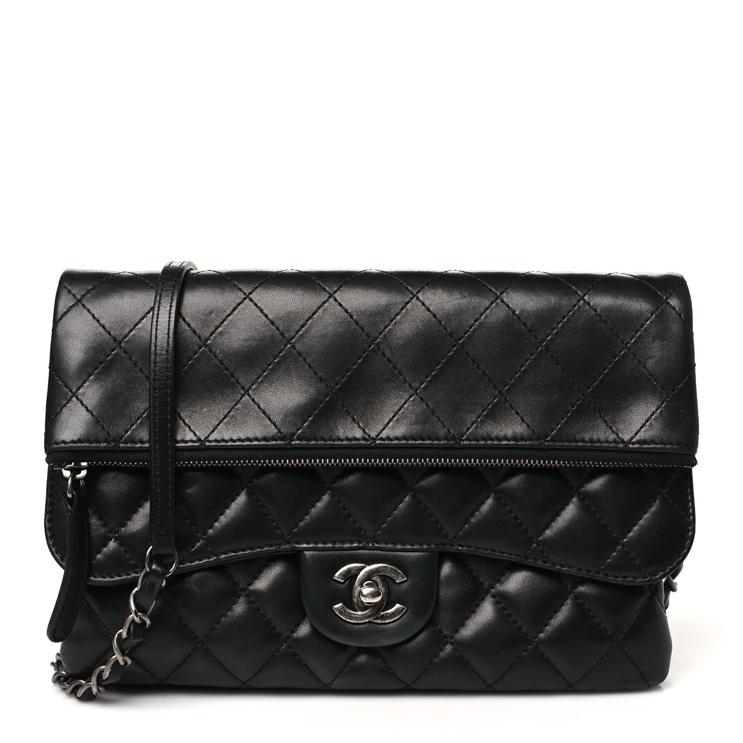 Chanel Lambskin Quilted Mini Multi Flap Bag Black 1 of 12