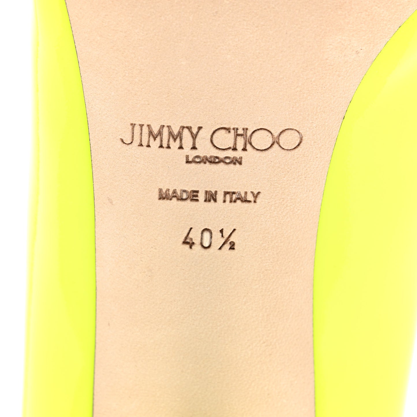 Patent Agnes Pumps 40.5 Neon Citron
