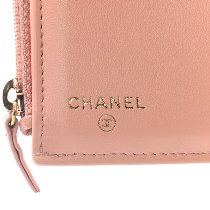 Chanel Quilted Chanel 19 Small Flap Wallet Beige 6 of 19