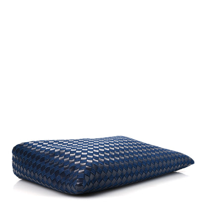 Bottega Veneta Denim Nappa Intrecciato Large Hop Abyss Indigo 4 of 9