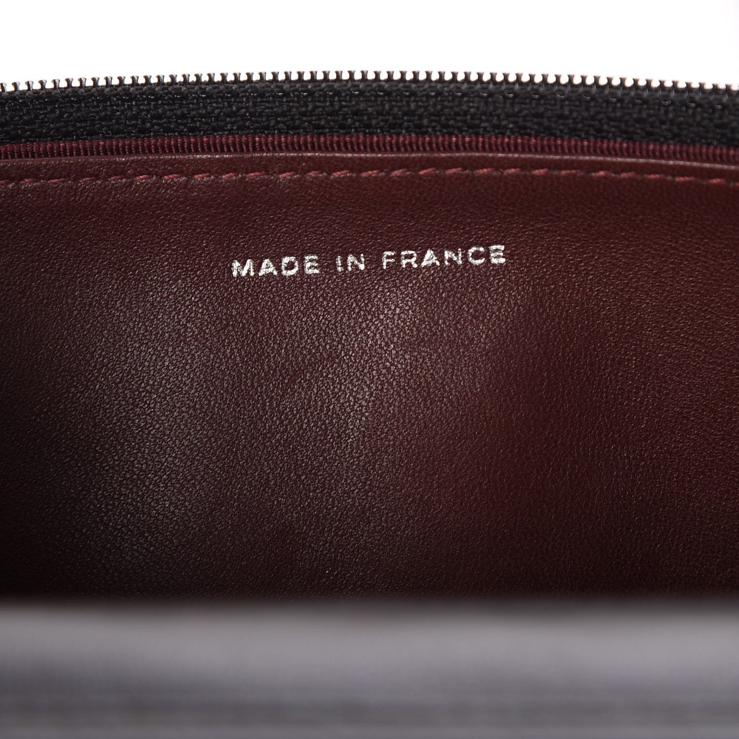 Lambskin Quilted Wallet On Chain WOC Black