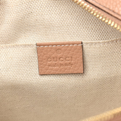 Gucci Pebbled Calfskin Small Soho Disco Bag Camelia 6 of 10