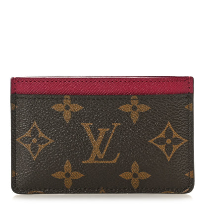 Louis Vuitton Monogram Card Holder Fuchsia 1 of 8