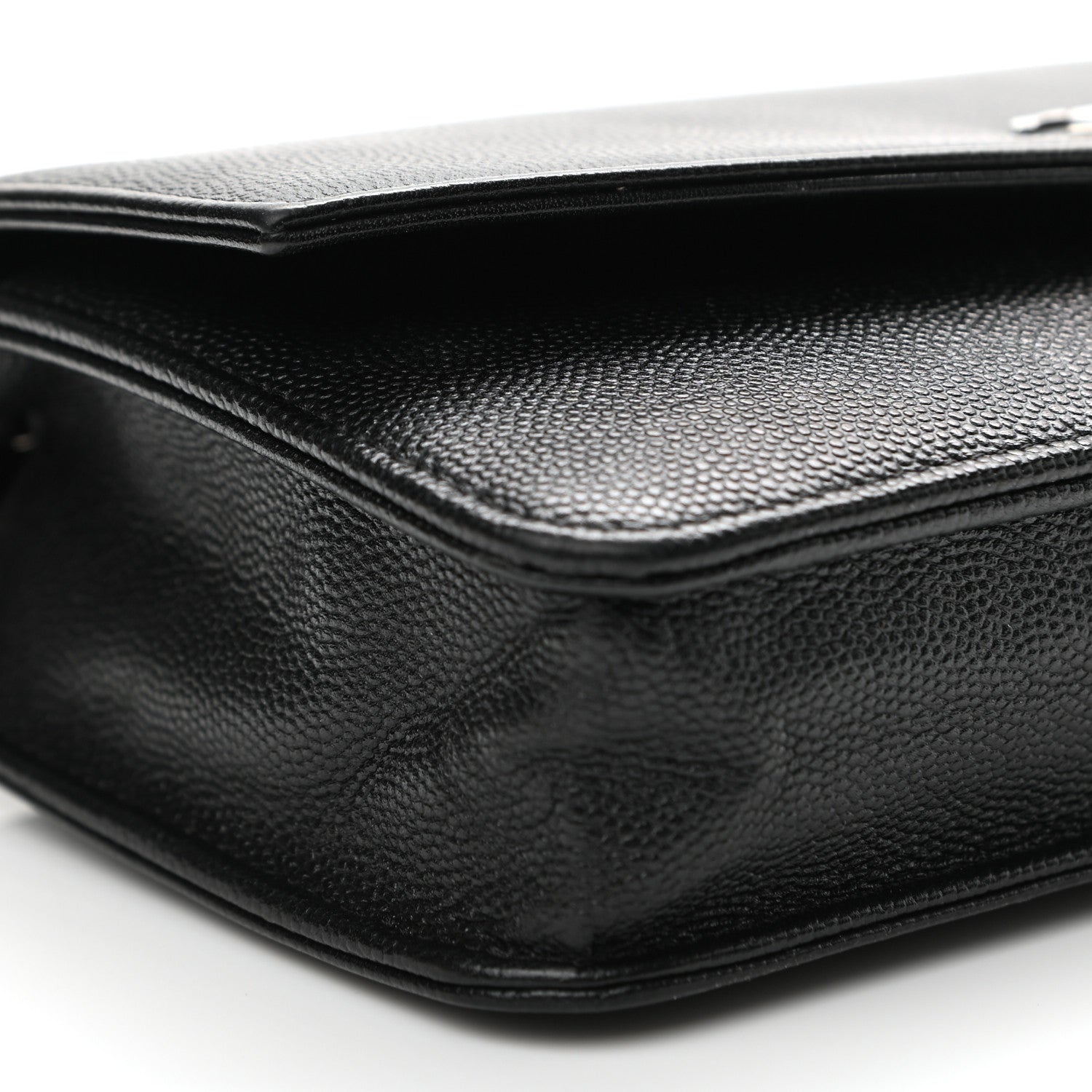 Chanel Caviar Sevruga Wallet On Chain WOC Black 10 of 13