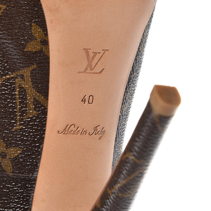 Louis Vuitton Patent Monogram Ritual Fetish Platform Pumps 40 8 of 13