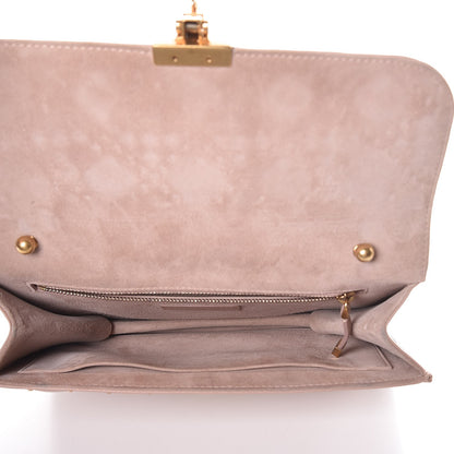 Christian Dior Lambskin Cannage Studded Large Dioraddict Flap Bag Nude 7 of 7