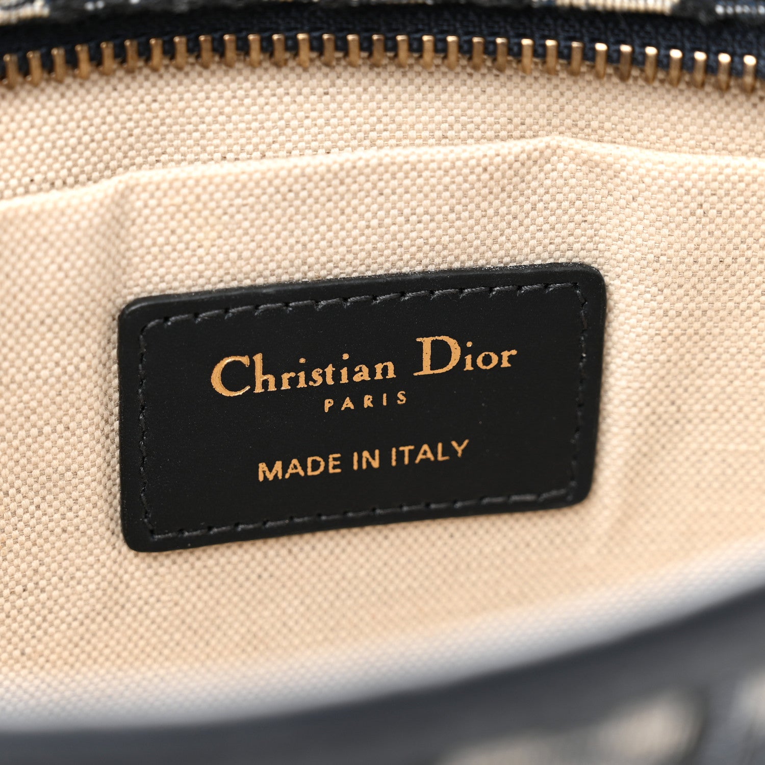 Christian Dior Oblique Diorquake Clutch Blue 6 of 7