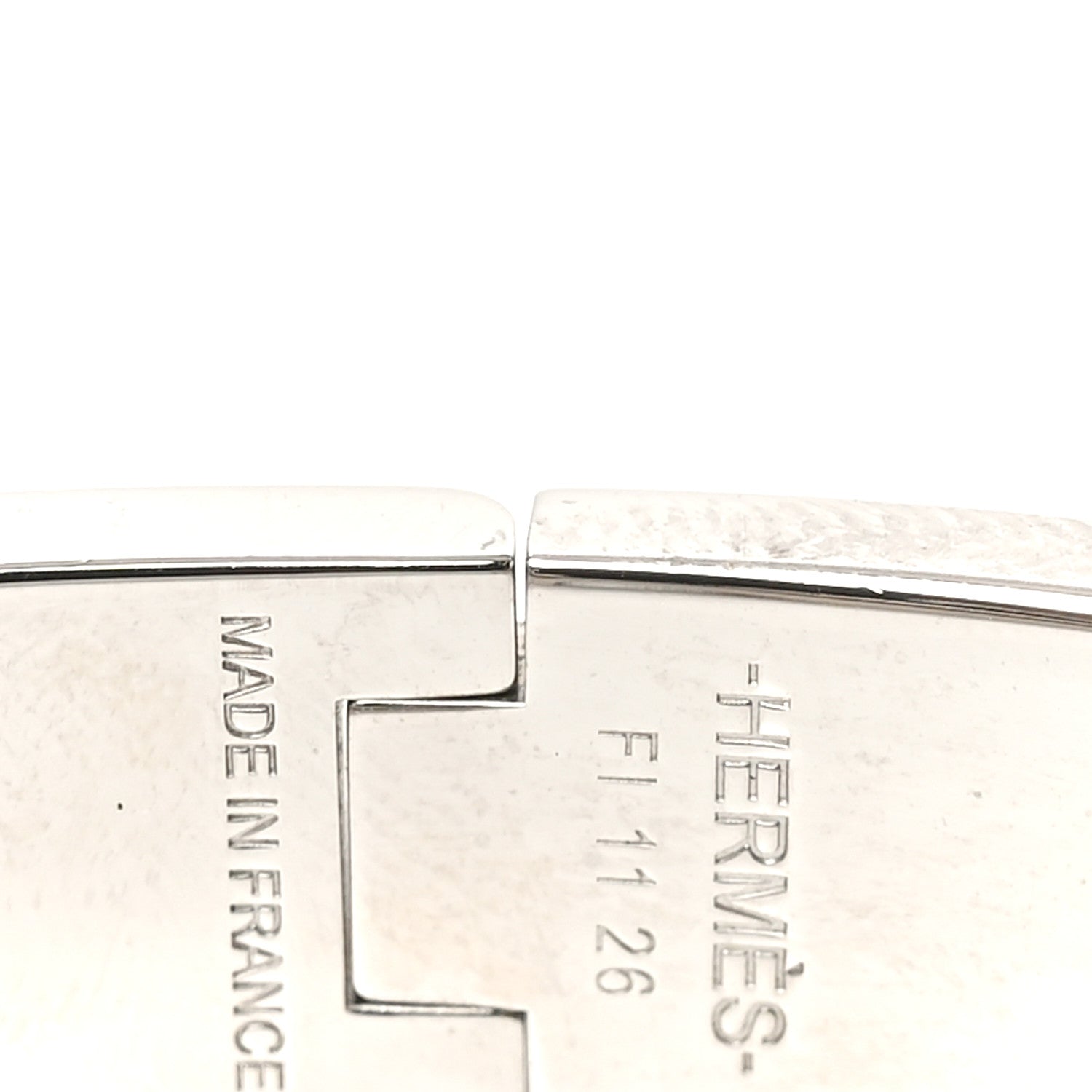 Hermes Matte Enamel Narrow Clic Clac HH Bracelet GM Black 4 of 5