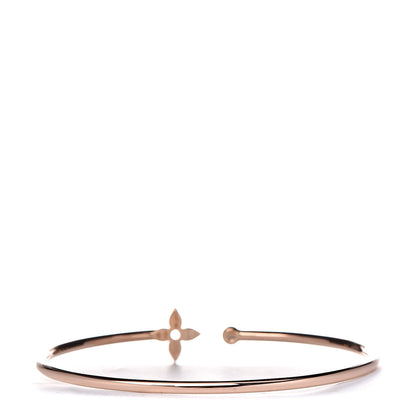 Louis Vuitton 18K Pink Gold Diamond Idylle Blossom Twist Bracelet 3 of 5