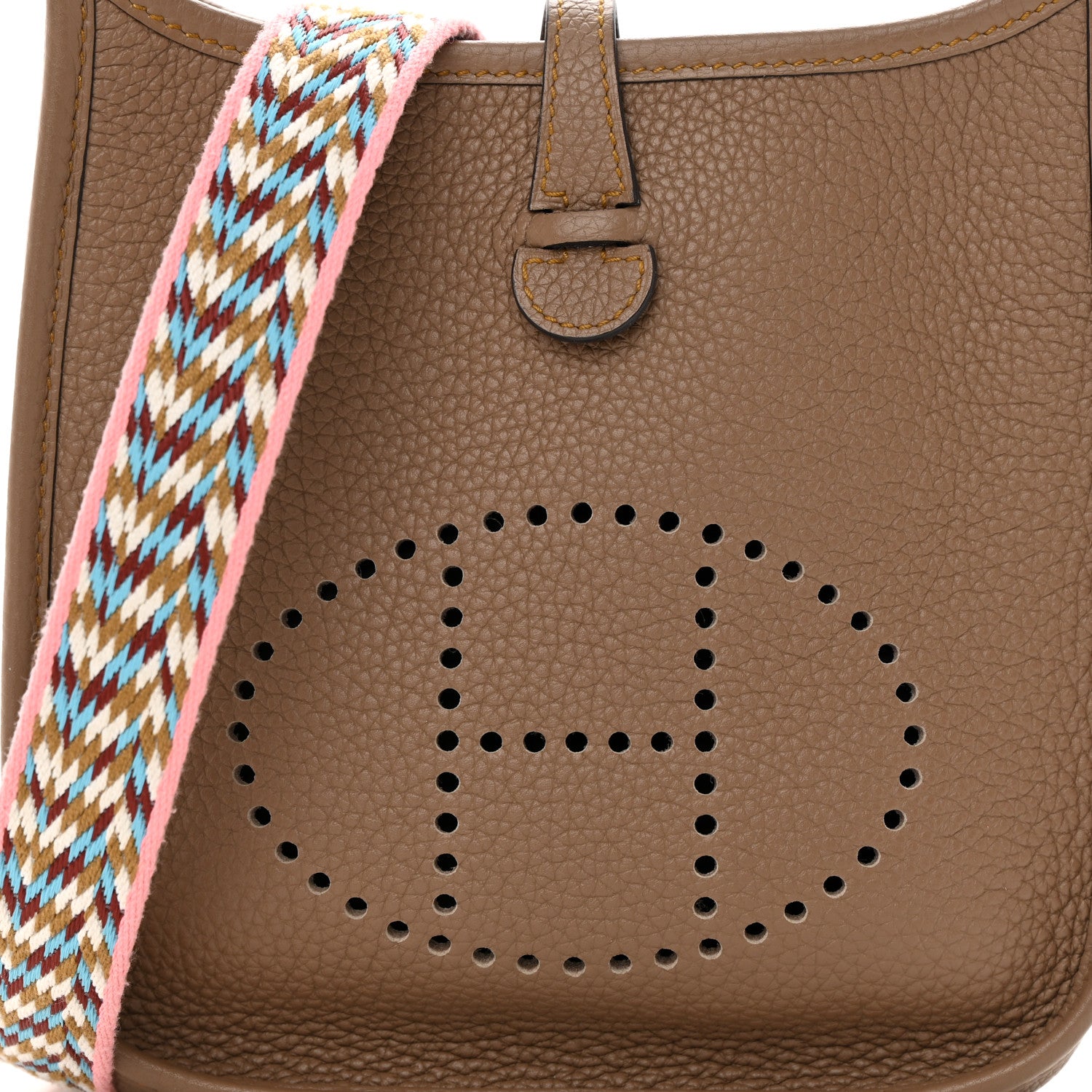 Hermes Taurillon Maurice Zigzag Evelyne TPM Beige Weimar 8 of 11