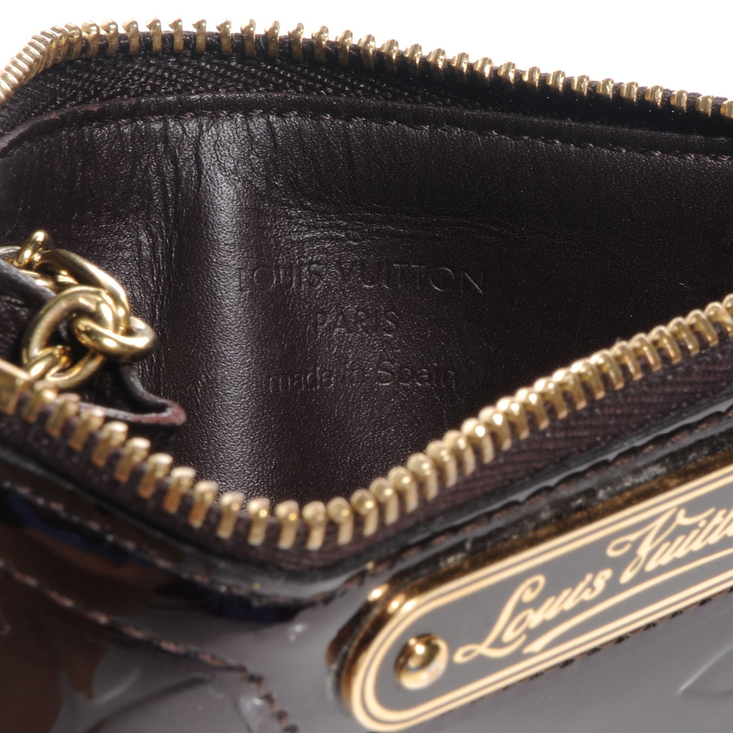 Vernis Key Pouch Amarante