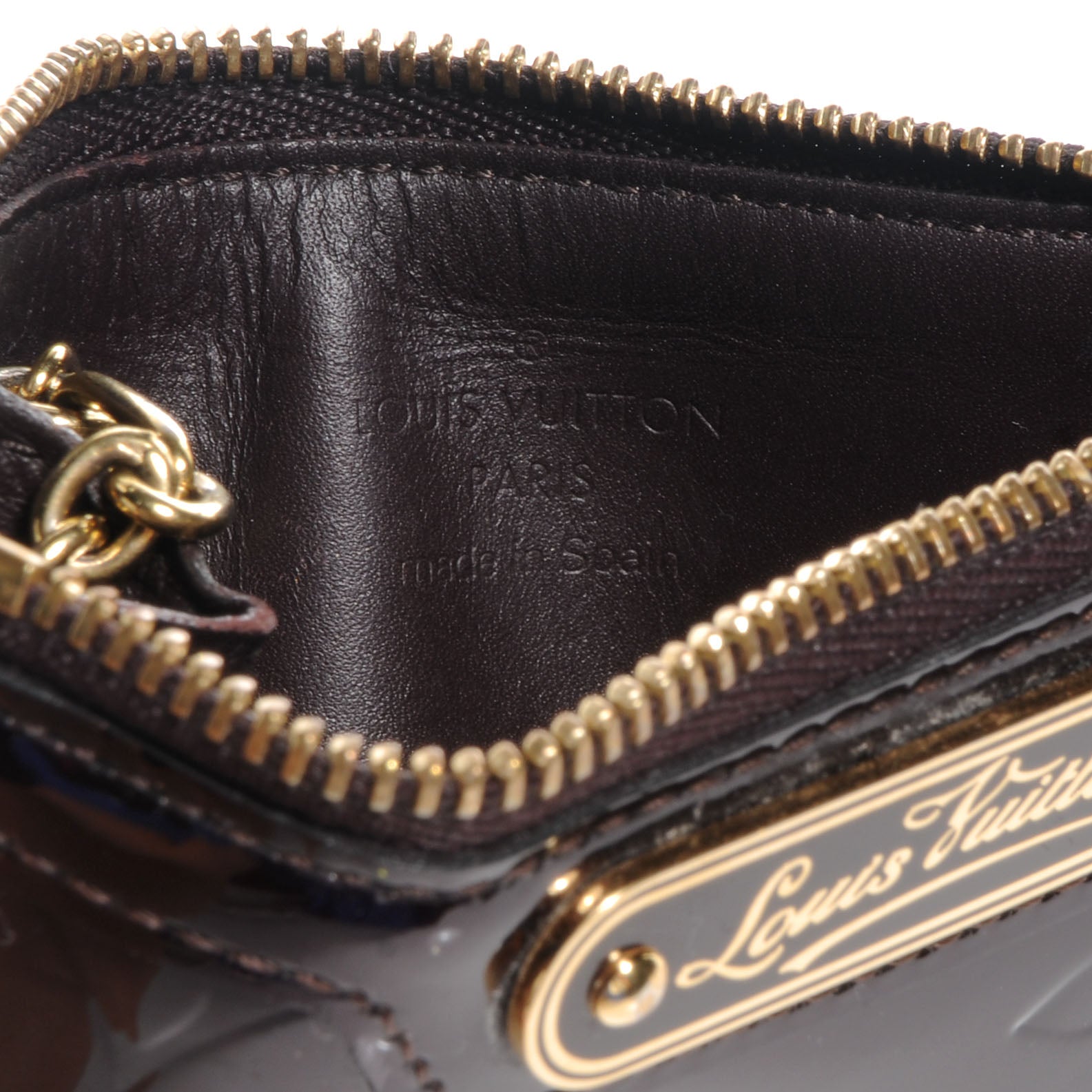 Louis Vuitton Vernis Key Pouch Amarante 6 of 8